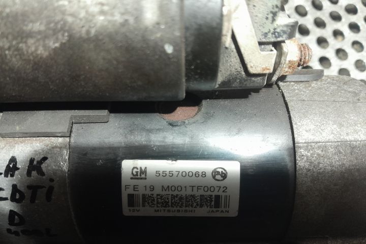 Electromotor 55570068 55570068 Opel Insignia A (facelift)