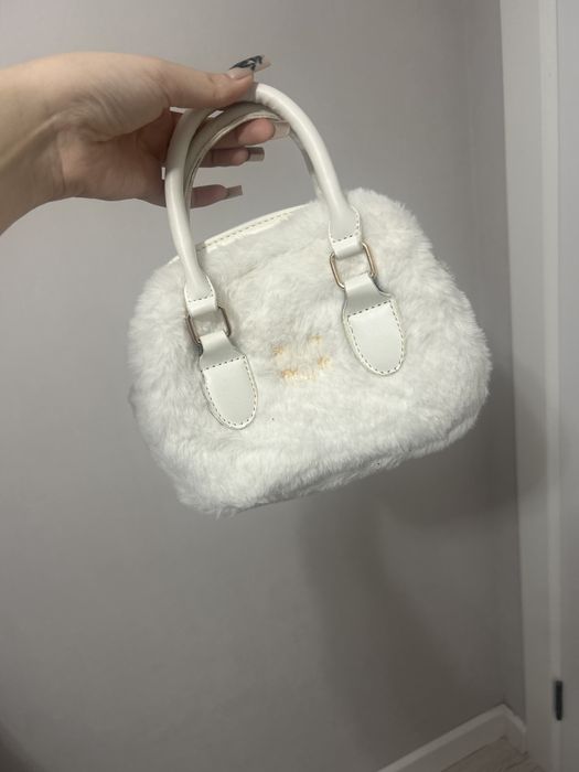 зимняя меховая сумка