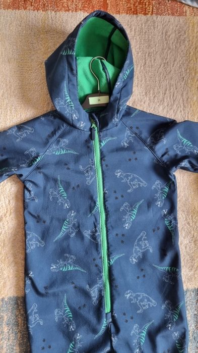 Salopeta anti-vant captusita cu fleece marimea 128