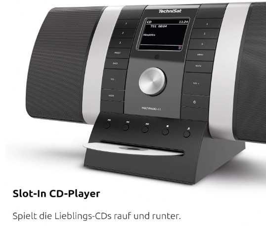Интернет радио TechniSat Multiradio 4.0, WLAN радио с часовник