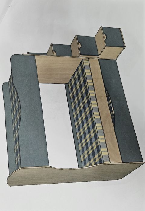 Детская мебель кровать, шкаф, стол