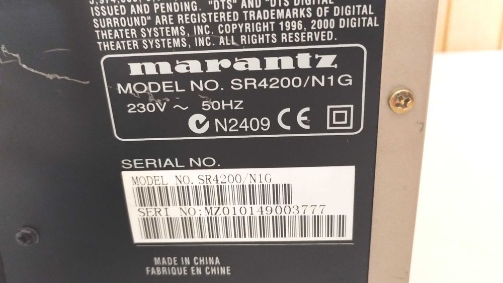amplituner receiver Marantz sr4200 cu telecomanda optic coax