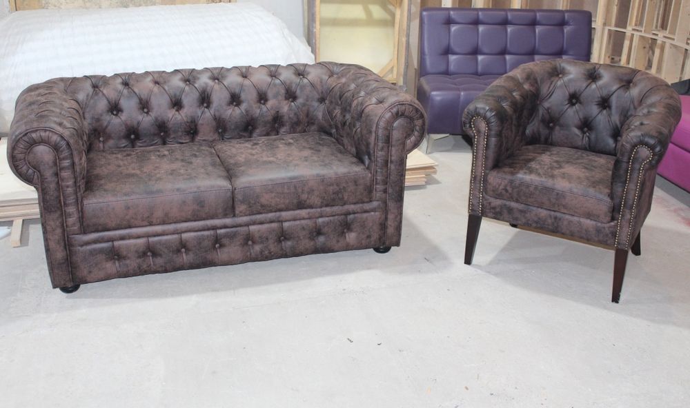 Диван Честерфилд двухместный