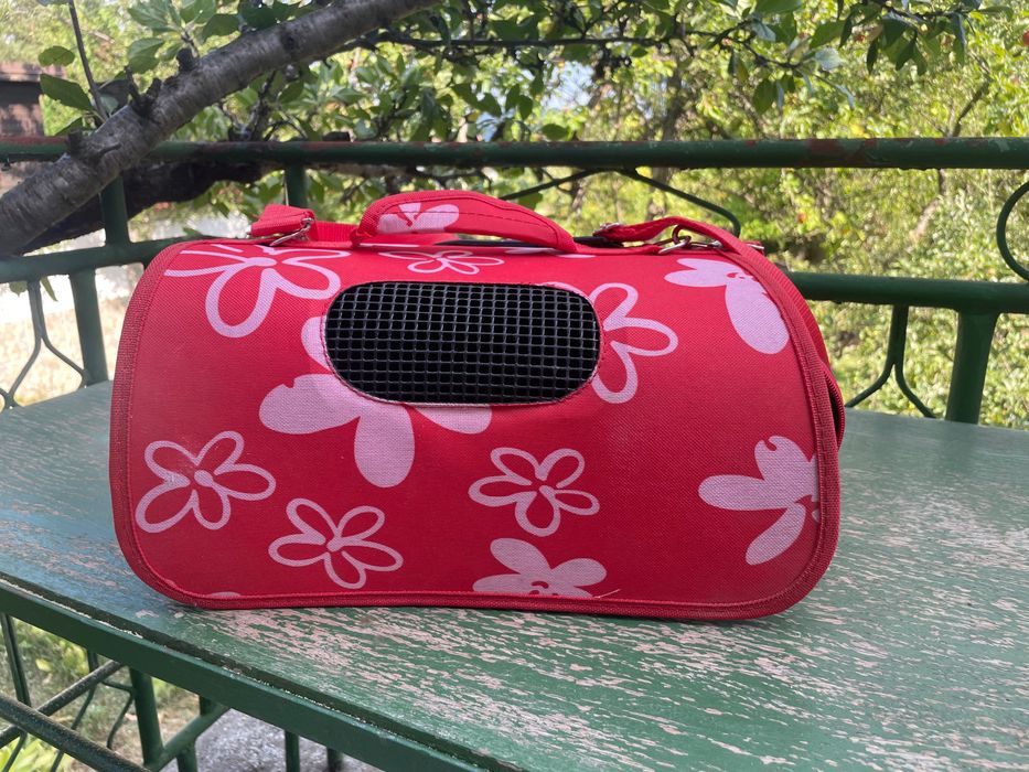 Текстилна транспортна чанта за котка