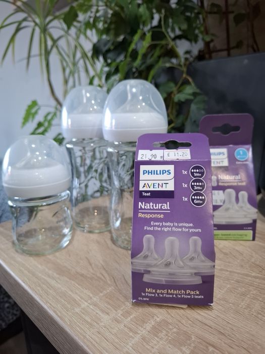 Philips Avent стъклени шишета