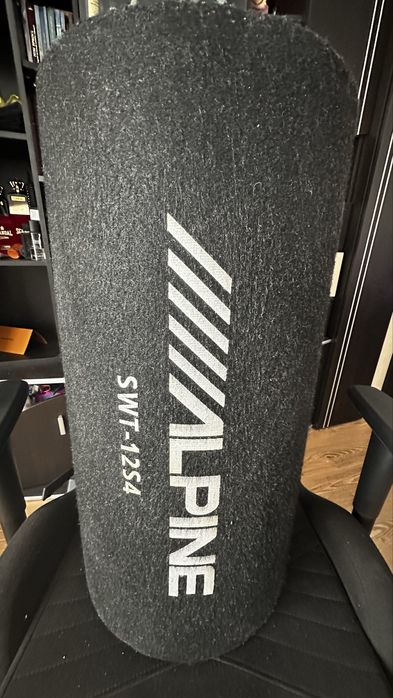 Subwoofer Alpine SWT-12S4 + Stație