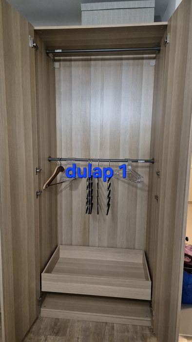 2 dulapuri haine IKEA stejar