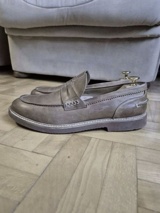 Pantofi / Mocasini Griffi's, Piele naturală + Vibram - 43,5 / 44