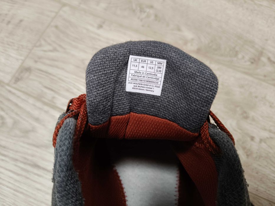 Оригинальные ботинки Jack Wolfskin, 46 размер