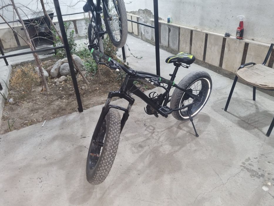 BONVI Fat Bike | Qalin Shinali Velosiped (Disk Tormoz) Sotiladi