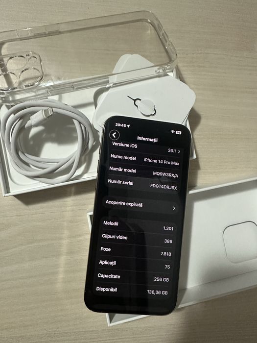 Iphone 14 pro max 256 Gb  impecabil