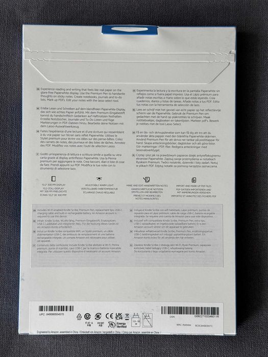 E-reader Amazon Kindle Scribe 16GB Premium Pen