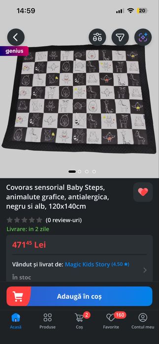 Covoras de joaca bebe termoizolant