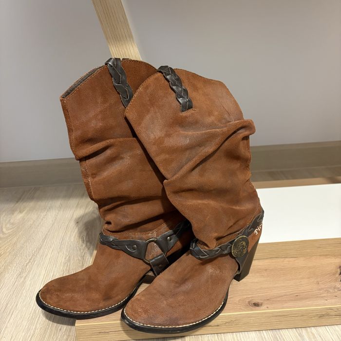 Cizme din piele Wonders & Diesel
