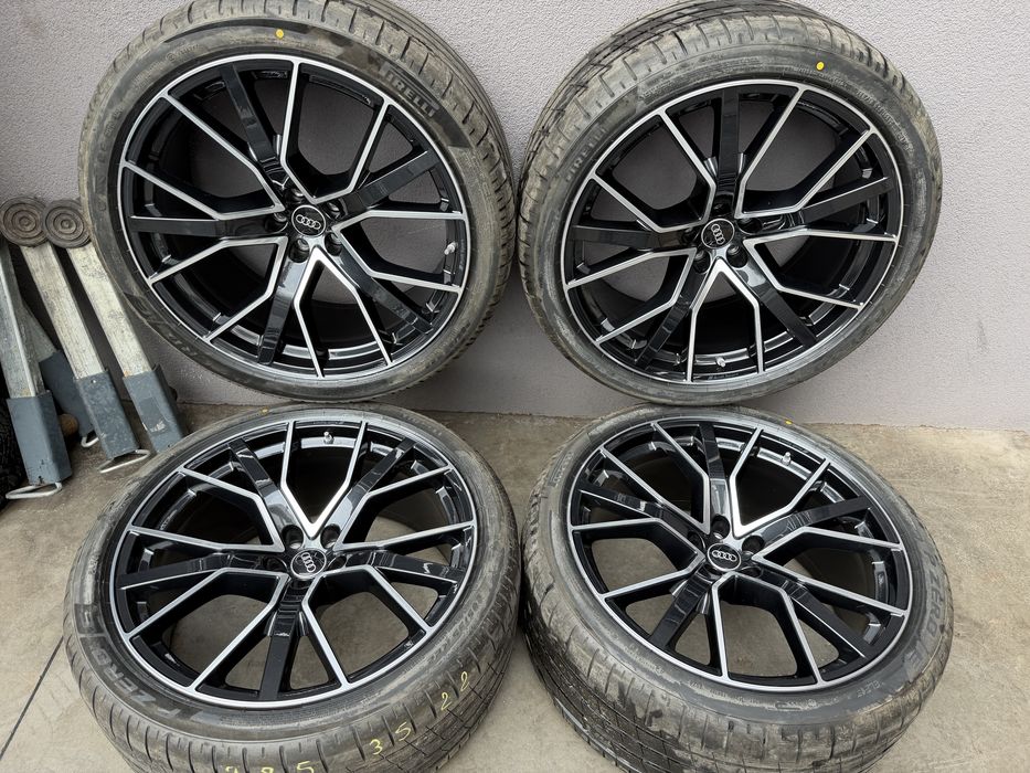 Jante Originale Audi Sport R22 Q7 SQ7 4M echipate vara noi pirelli