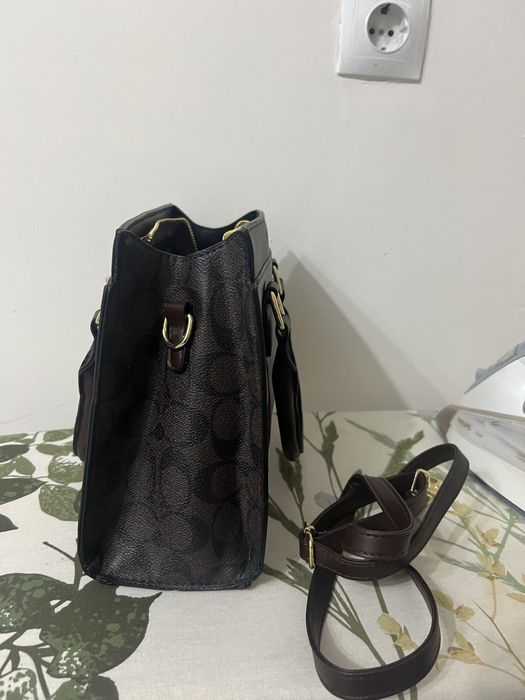 Сумка coach для университета, для школы, самое то