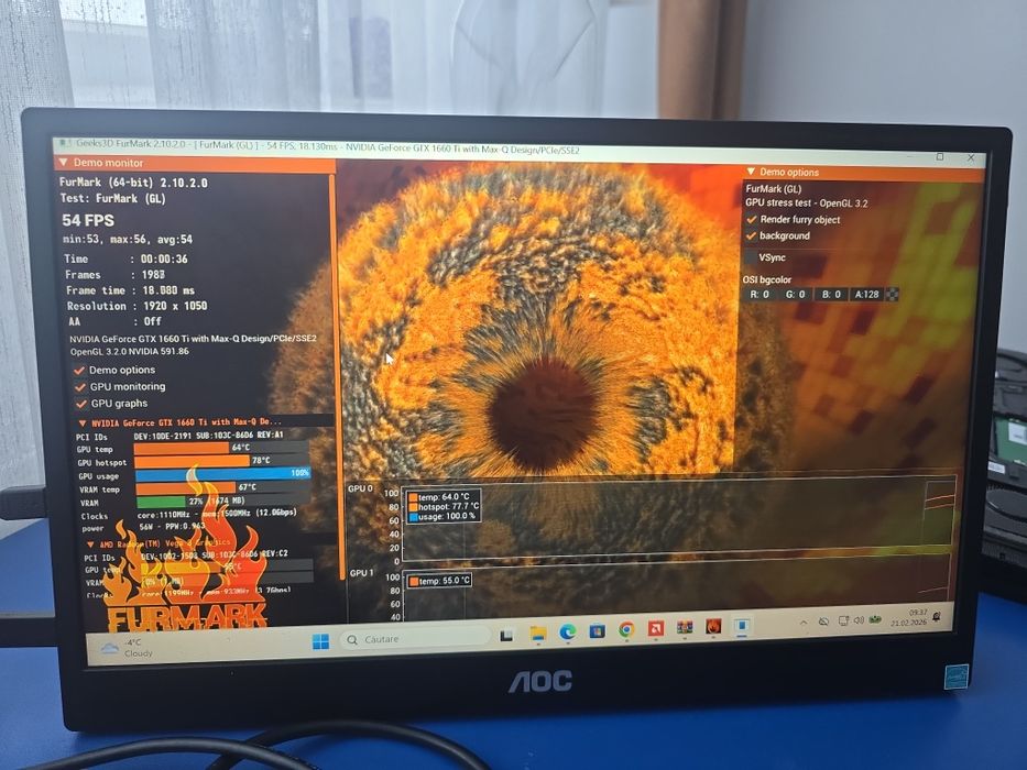 Laptop hp pavilion ryzen 5 1660ti