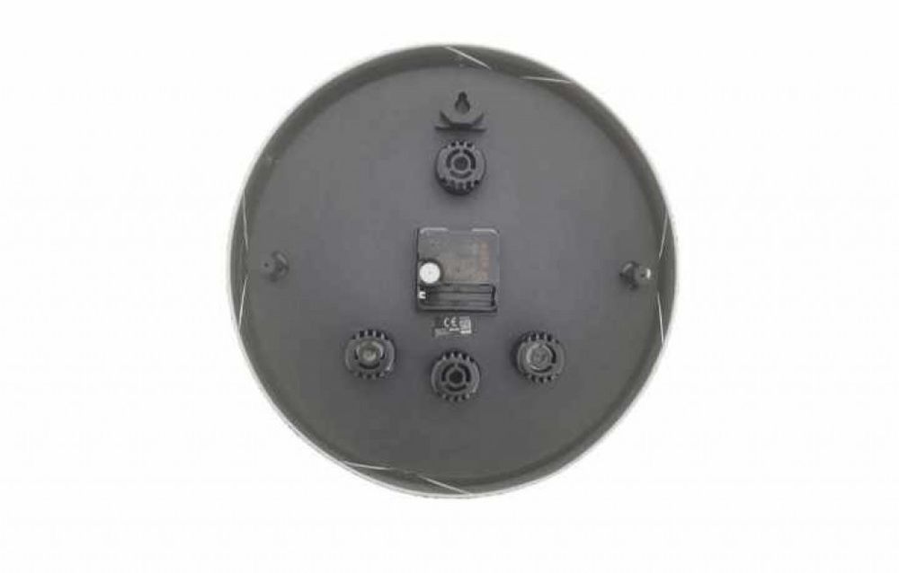 Стенен часовник Washington, 30см., кварц, черен, бял