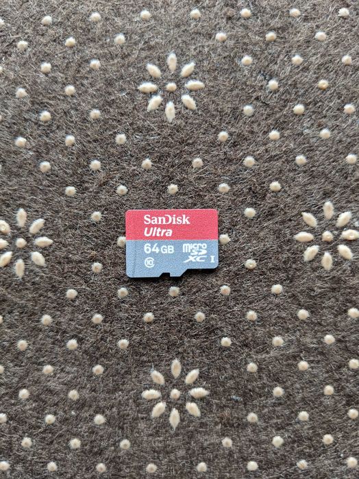 Карта памяти microSD SanDisk Ultra 64GB Class 10 UHS-1