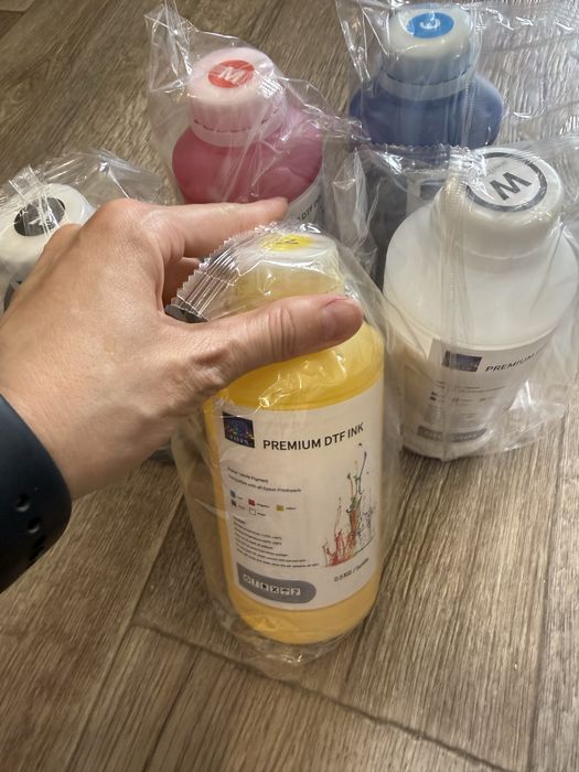 Продам комплект краски 0,5л premium dtf ink