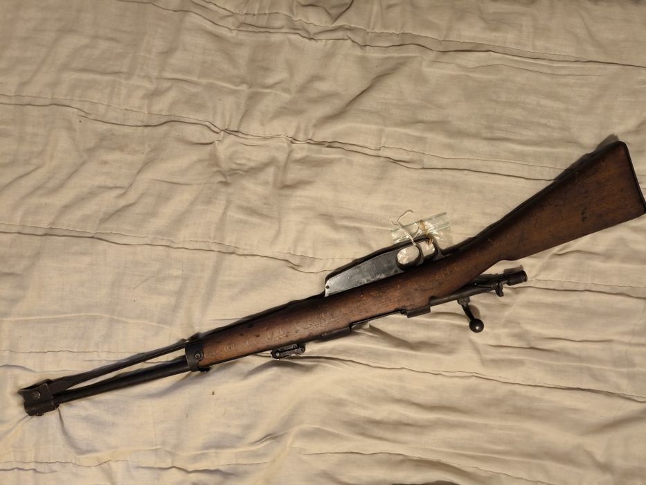 Карабина Манлихера/Манлихер пушка.Обезопасено оръжие Каркано