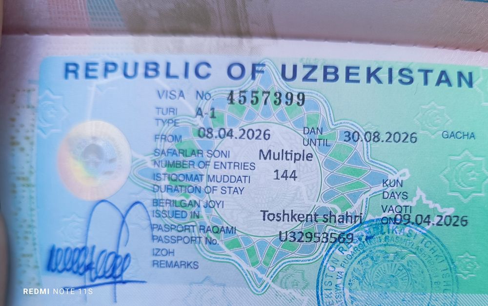 Oʻzbekistonga viza rasmiylashtirish xizmati