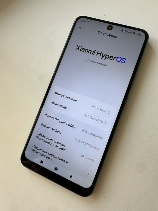 Poco X5 5G 256гб озу 12