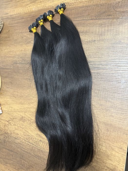 Кератинови кичури 100%Естествена коса