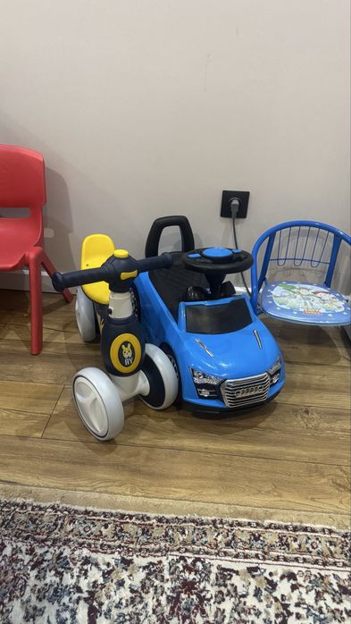 Беговел и машинка