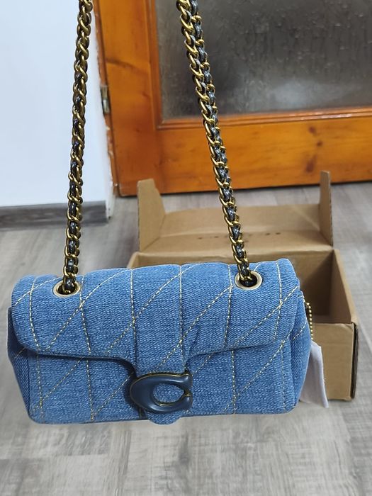 Poșetă Coach Tabby 20 Denim