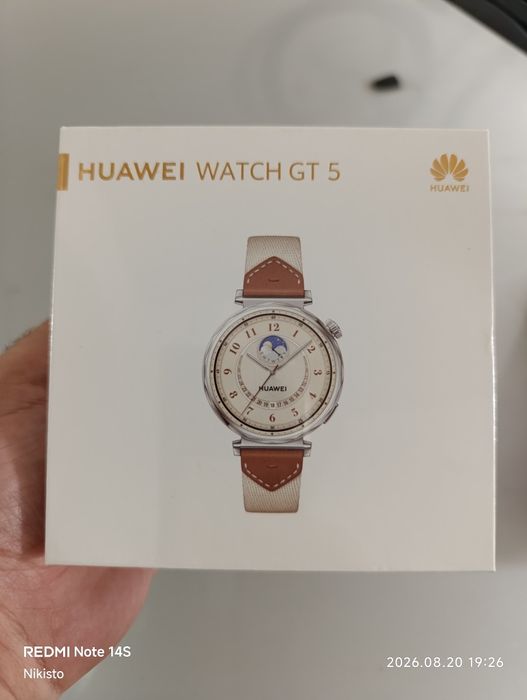 Huawei watch gt 5/41mm чисто нов, не отварян