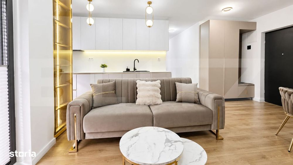 Apartament modern cu 3 camere, 65 mp, parcare subterana, Calea Moldove