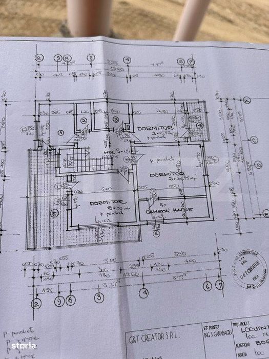 Casa de vanzare la rosu,500 mp utili potential Unic, loc. Manastirea
