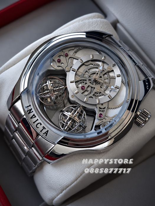INVICTA Specialty Silver full metal 48 mm, Инвикта нов мъжки часовник