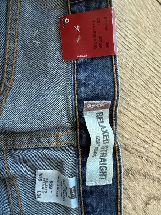 Blugi LEVIS 559 Albastru Barbati | Marime 36 x 34 (Talie 94 cm)