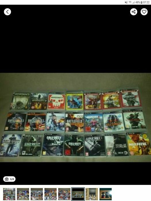 Vand colectie jocuri PS3 cu 30 ron bucata sau toate la 4999 ron