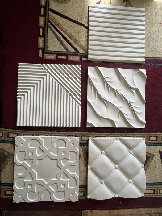 3д Панел / Гипстан жасалған