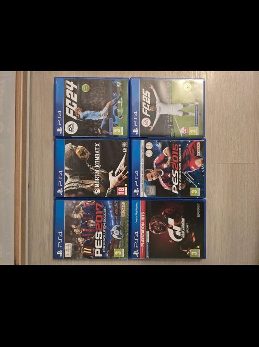 PS 4 - Play Station 4 500GB + 2 controllere + 6 jocuri