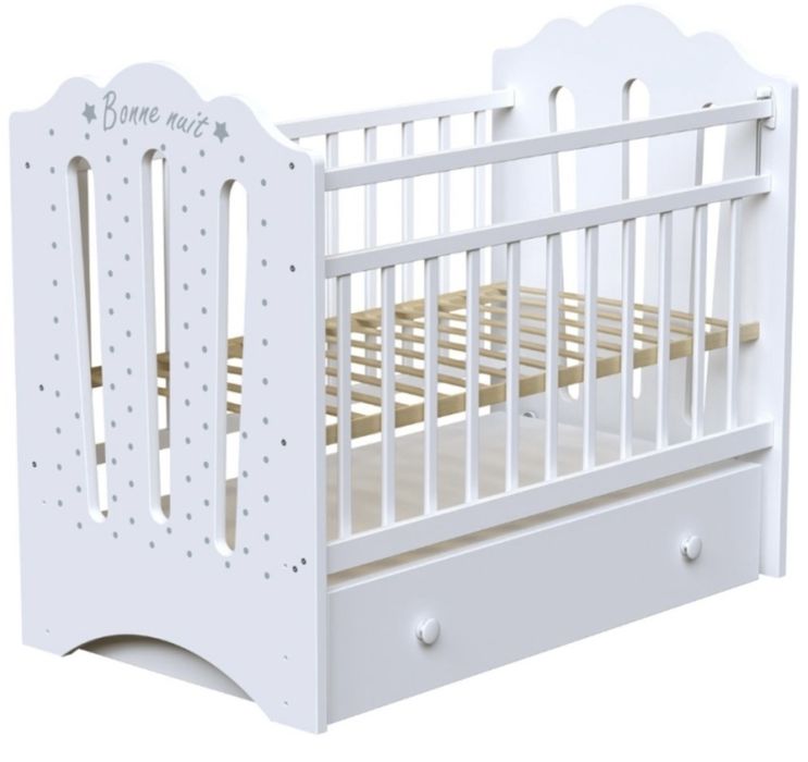 Манеж-кровать, маятниковый механизм