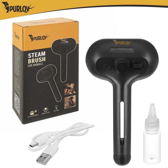 Електрическа парна четка Purlov за кучета и котки