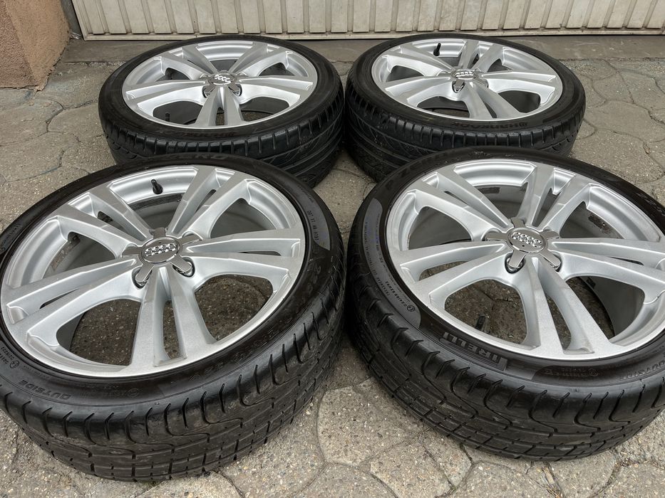 Jante aliaj 5x112mm, anvelope vara 225/40 R18 Audi A3, Vw, Seat, Skoda