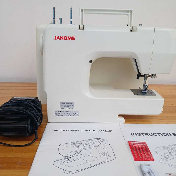 Janome ST-24(Япония). Год гарантии/Металл/Комплект.