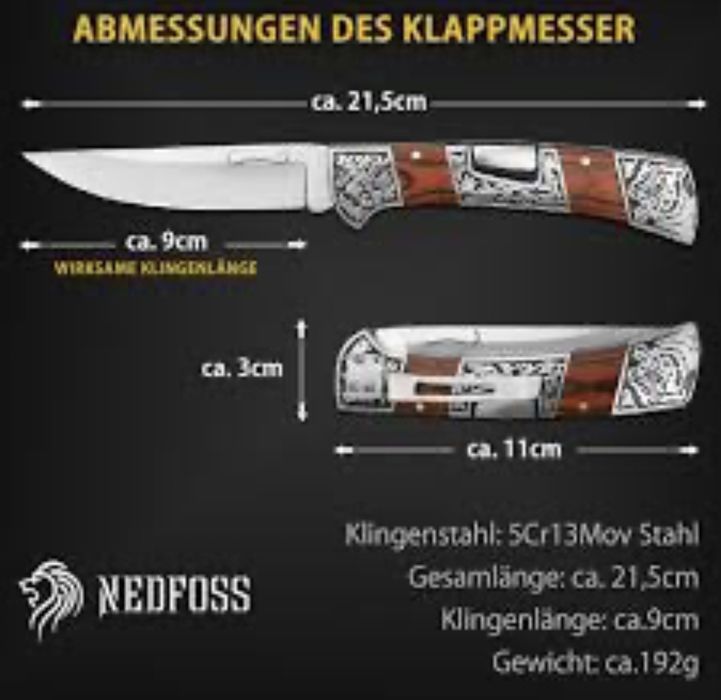 ловен нож сгъваем джобен за къмпинг Columbia A3207-A 23см