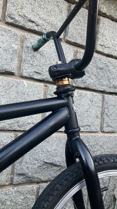 BMX 20” Custom black matte/ детски велосипед - стегнат, готов за каране