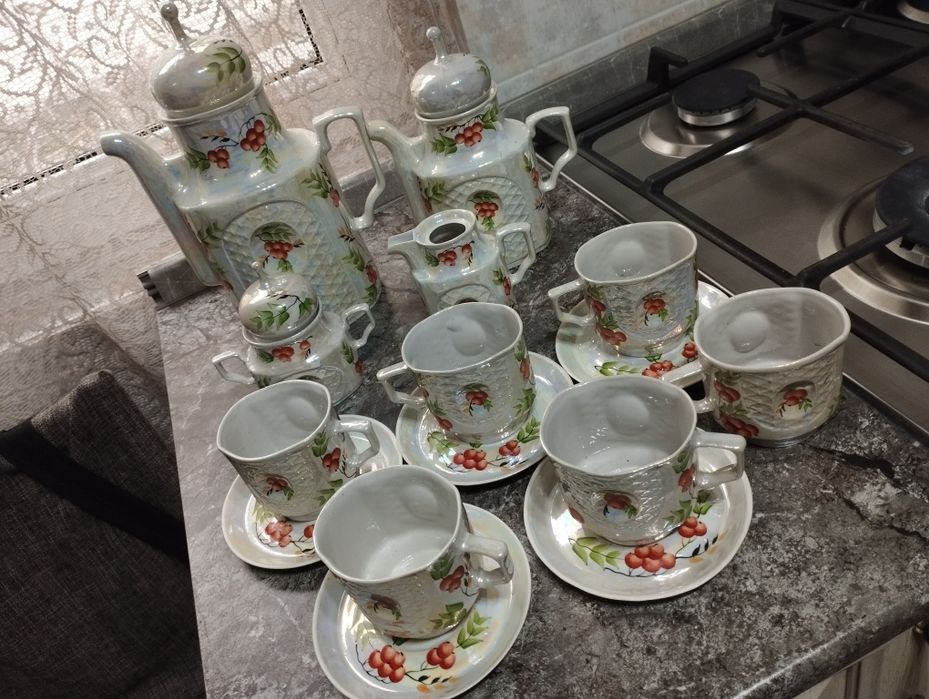 Чайный сервиз рябинушка
