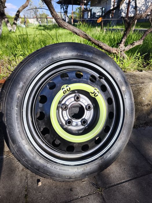 Резервна гума "патерица" за KIA / Hyundai - 15 цола + комплект инструменти