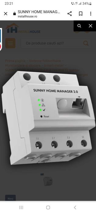 Contor energie Sunny Home Manager 2.0