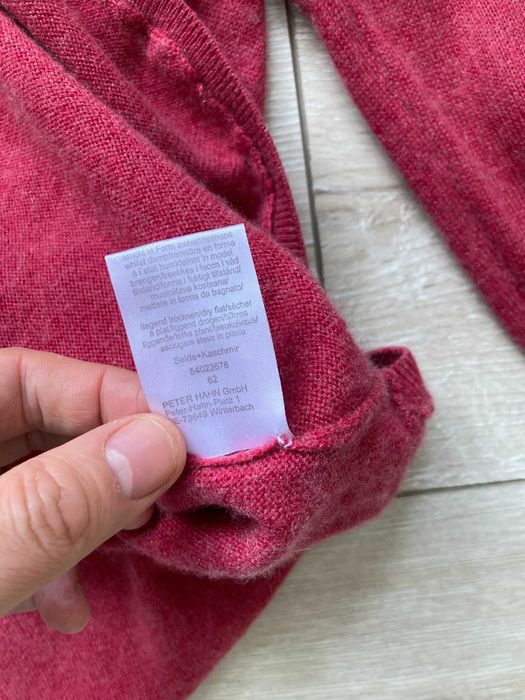 Peter Hahn коприна и кашмир cashmere пуловер кашмирен копринен 40