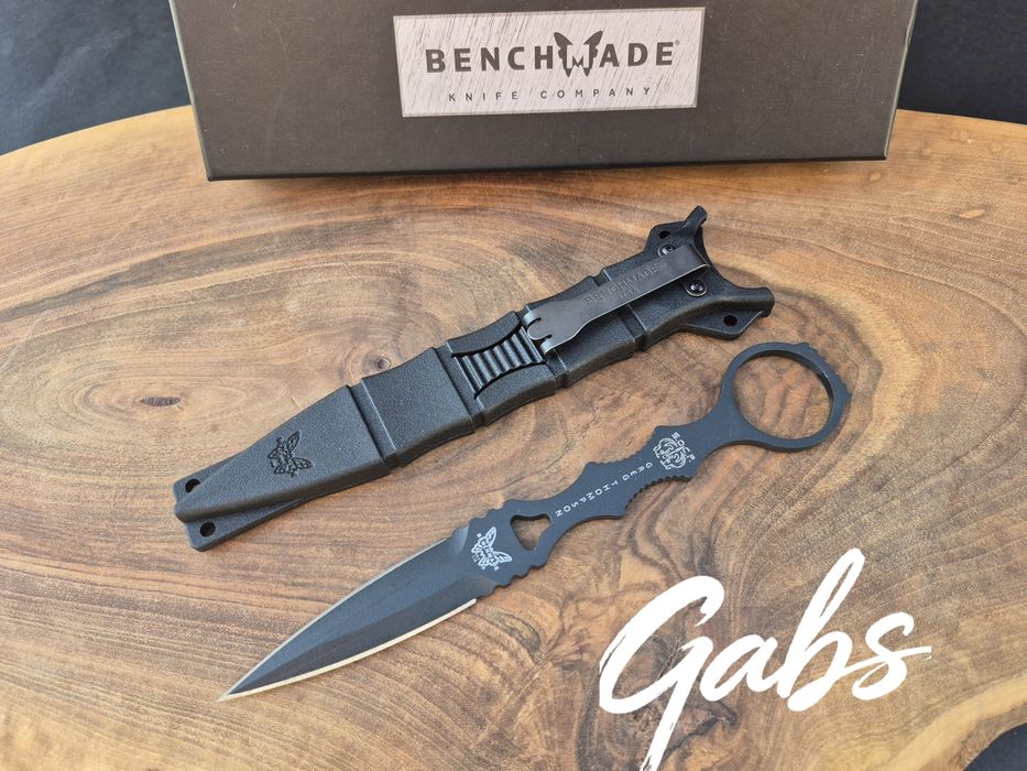 Нож Benchmade Socp Dagger с фиксирано острие и кания 176BK