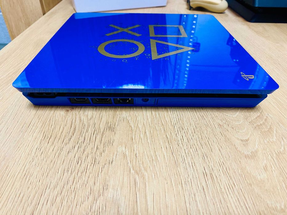 Sony PlayStation PS4 Slim 500GB, Days Of Play Blue Limited Edition